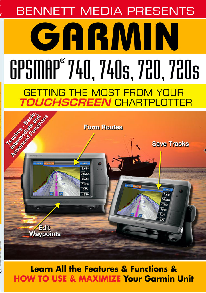 Vulkan Efterligning Ledsager Garmin GPSMAP 740, 740s, 720, 720S Touchscreen Chartplotter (DVD) – Bennett  Marine