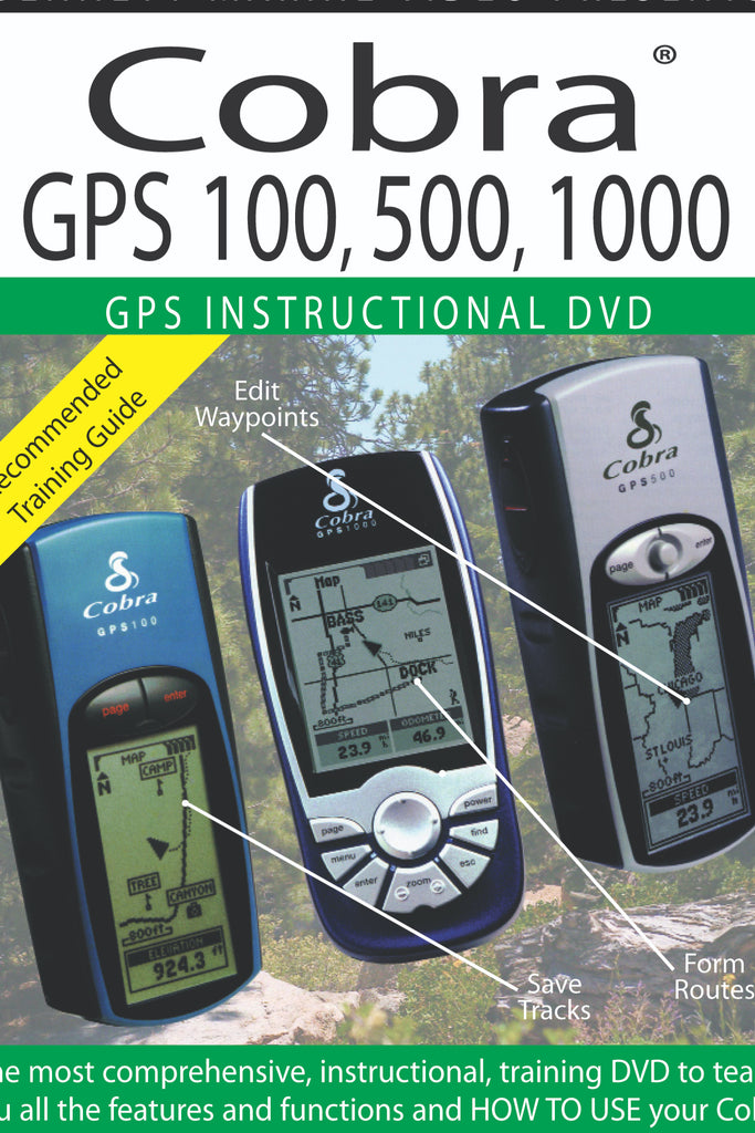 GPS Instructional DVD: Cobra GPS 100, 500, 1000 – Bennett Marine