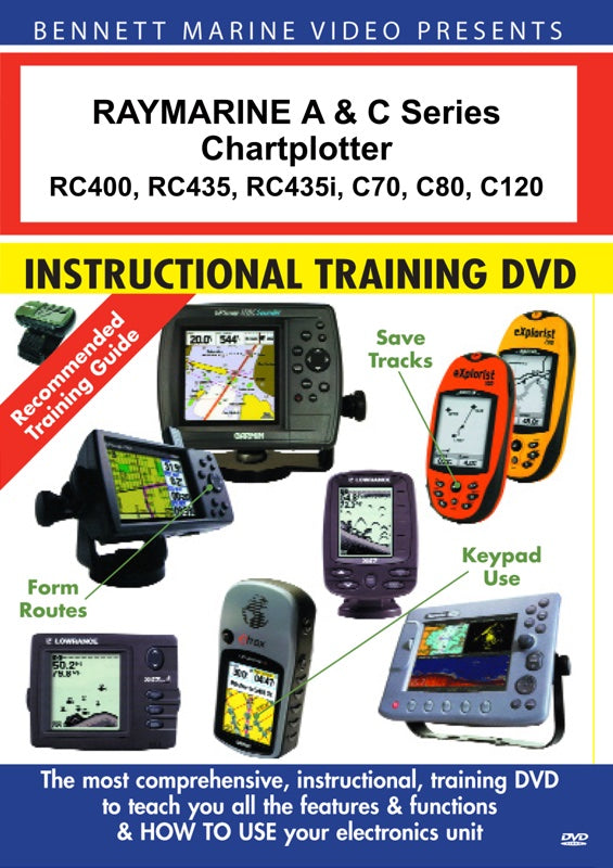Raymarine A & C Series Chartplotter: RC400,RC435, RC435i, C70, C80, C120 (DVD)