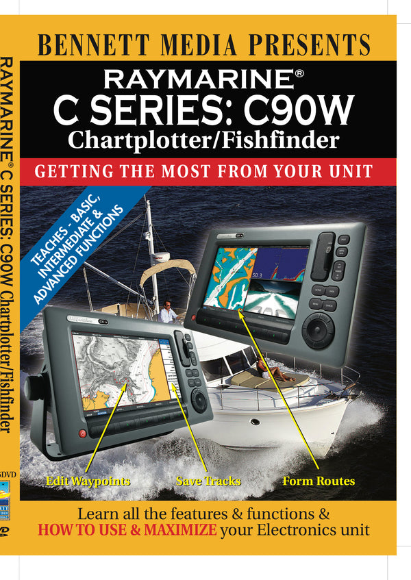 Raymarine C Series: C90W Chartplotter/Fishfinder (DVD)